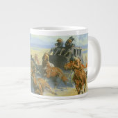  Cowboy, Downing the Nigh Leader, Remington Grote Koffiekop (Voorkant rechts)