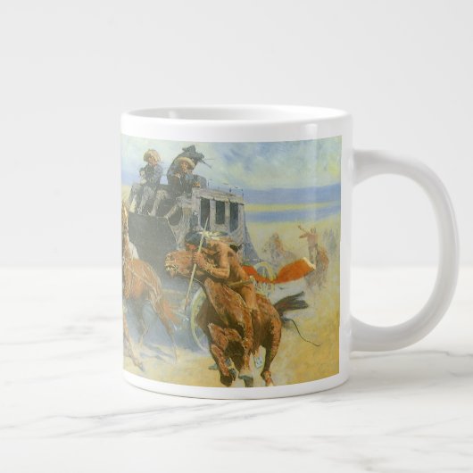  Cowboy, Downing the Nigh Leader, Remington Grote Koffiekop (Rechts)