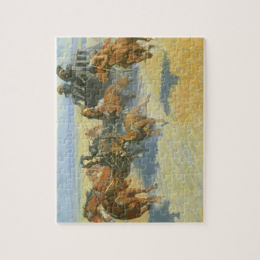  Cowboy, Downing the Nigh Leader, Remington Legpuzzel (Verticaal)