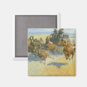 Cowboy, Downing the Nigh Leader, Remington Magneet (Voorkant / Achterkant)