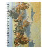  Cowboy, Downing the Nigh Leader, Remington Notitieboek (Voorkant)