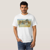 Cowboy, Downing the Nigh Leader, Remington T-shirt (Voorkant volledig)
