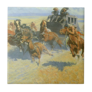 Cowboy, Downing the Nigh Leader, Remington Tegeltje