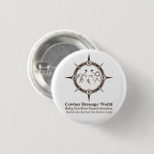 Cowboy Dressage® Ronde Button 3,2 Cm (Voorkant /achterkant)