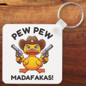 Cowboy Duck Sheriff Sleutelhanger (Achterkant)