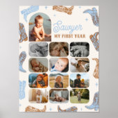 Cowboy eerste jaar foto Poster (Voorkant)