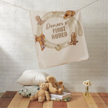 Cowboy eerste Rodeo verjaardag genderneutraal