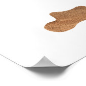 Cowboy eerste verjaardag mijlpaal verjaardag poster (Hoek)