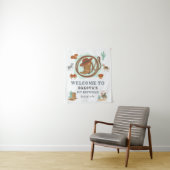 Cowboy Eerste Verjaardagsfeest Welkom Wandkleed (In situ)