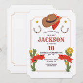 Cowboy Elementen Kaart (Voorkant / Achterkant)