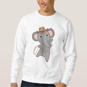 Cowboy Elephant Elephant Safari Lasso Western Trui