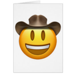Cowboy emoji face