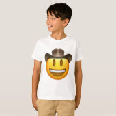 Cowboy emoji face t-shirt (Voorkant volledig)
