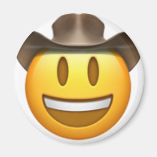 Cowboy-emoji Magneet
