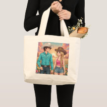 cowboy en cowgirl anime stijl