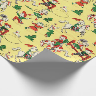  cowboy- en cowgirl Gift Wrapping Paper Cadeaupapier