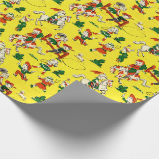 cowboy- en cowgirl Gift Wrapping Paper Cadeaupapier