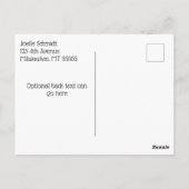 Cowboy en Cowgirl Kerstmis Briefkaart (Achterkant)