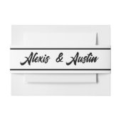 Cowboy en cowgirl kussen Westerne stijl bruiloft Uitnodigingen Wikkel (Voorkant Voorbeeld)