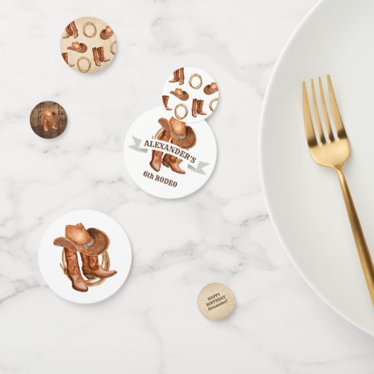 Cowboy en Cowgirl Theme Party Confetti (Groep)