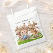 Cowboy en een Pony Horse Boy Baby shower Bedankzakje (Geknipt)