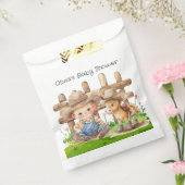 Cowboy en een Pony Horse Boy Baby shower Bedankzakje (Gezegeld)