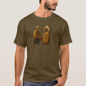 Cowboy en Indiase handdruk - Wild West Unity T-shirt (Voorkant)