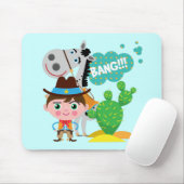 Cowboy en Paard Muismat (Met muis)