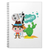 Cowboy en Paard Notitieboek (Voorkant)