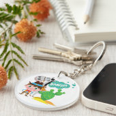 Cowboy en Paard Sleutelhanger (Voorkant Rechts)