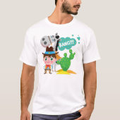 Cowboy en Paard T-shirt (Voorkant)