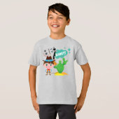 Cowboy en Paard T-shirt (Voorkant volledig)