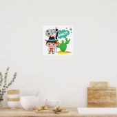 Cowboy en paarden poster (Keuken)