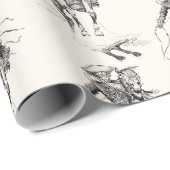  Cowboy en paardenfoto Cadeaupapier (Rol Hoek)