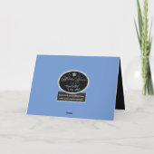 Cowboy- en paardenkerstkaart feestdagen kaart (Achterkant)