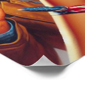  Cowboy en Pin Up Poster (Hoek)