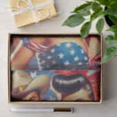  Cowboy en Pin Up Tissuepapier (Geschenk)