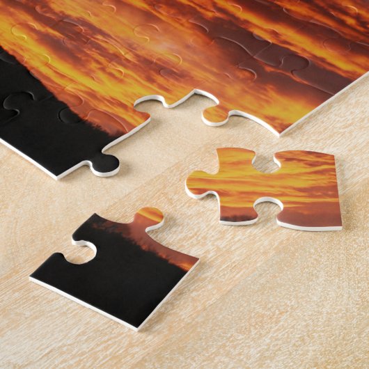 Cowboy en Sunset Super Challchallenge Legpuzzel (Zijkant)