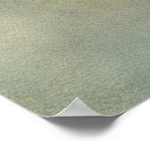 Cowboy en zijn Appaloosa waterverf schilderij Poster (Hoek)