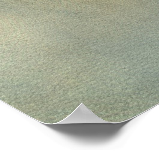 Cowboy en zijn Appaloosa waterverf schilderij Poster (Hoek)