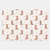 Cowboy Farmhouse Holiday Wrapping Paper (Voorkant)