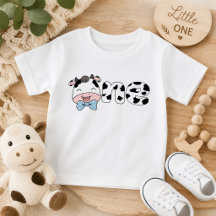 Cowboy feestje 1e verjaardag baby t-shirt