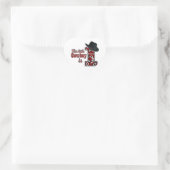Cowboy First Birthday Hart Sticker (Tas)