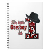Cowboy First Birthday Notitieboek (Voorkant)