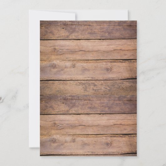 Cowboy First Birthday Uitnodiging (Achterkant)