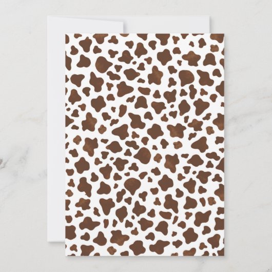 Cowboy First Rodeo 1st Birthday Kaart (Achterkant)