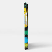 Cowboy Fisherman on Riverbank iPhone Hoesje (Linkerkant)