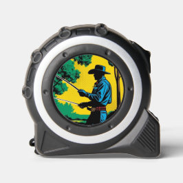 Cowboy Fisherman on Riverbank Rolmaat