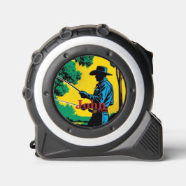 Cowboy Fisherman on Riverbank Rolmaat