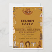 CowBoy flat Holiday Kaart (Voorkant)